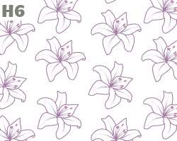 Purple Lillies Pattern