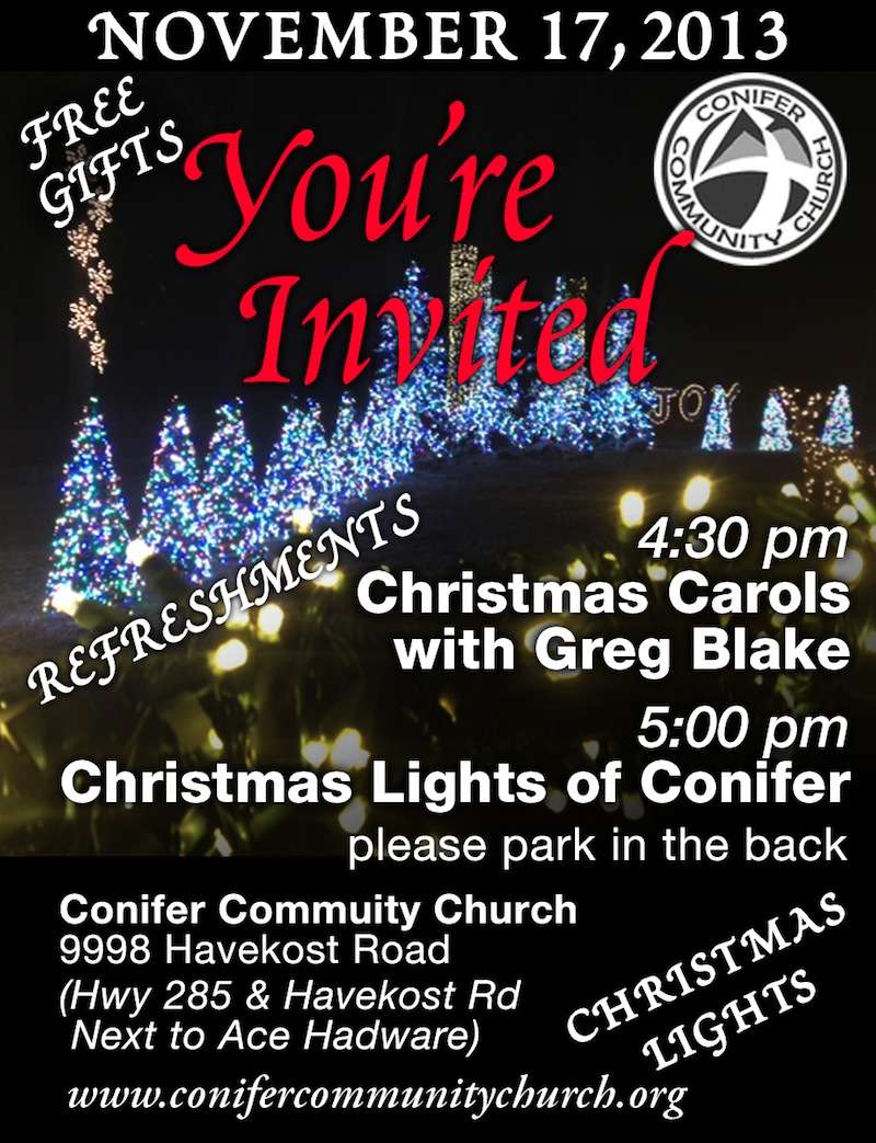 Conifer Christmas Lights at Conifer Community Church