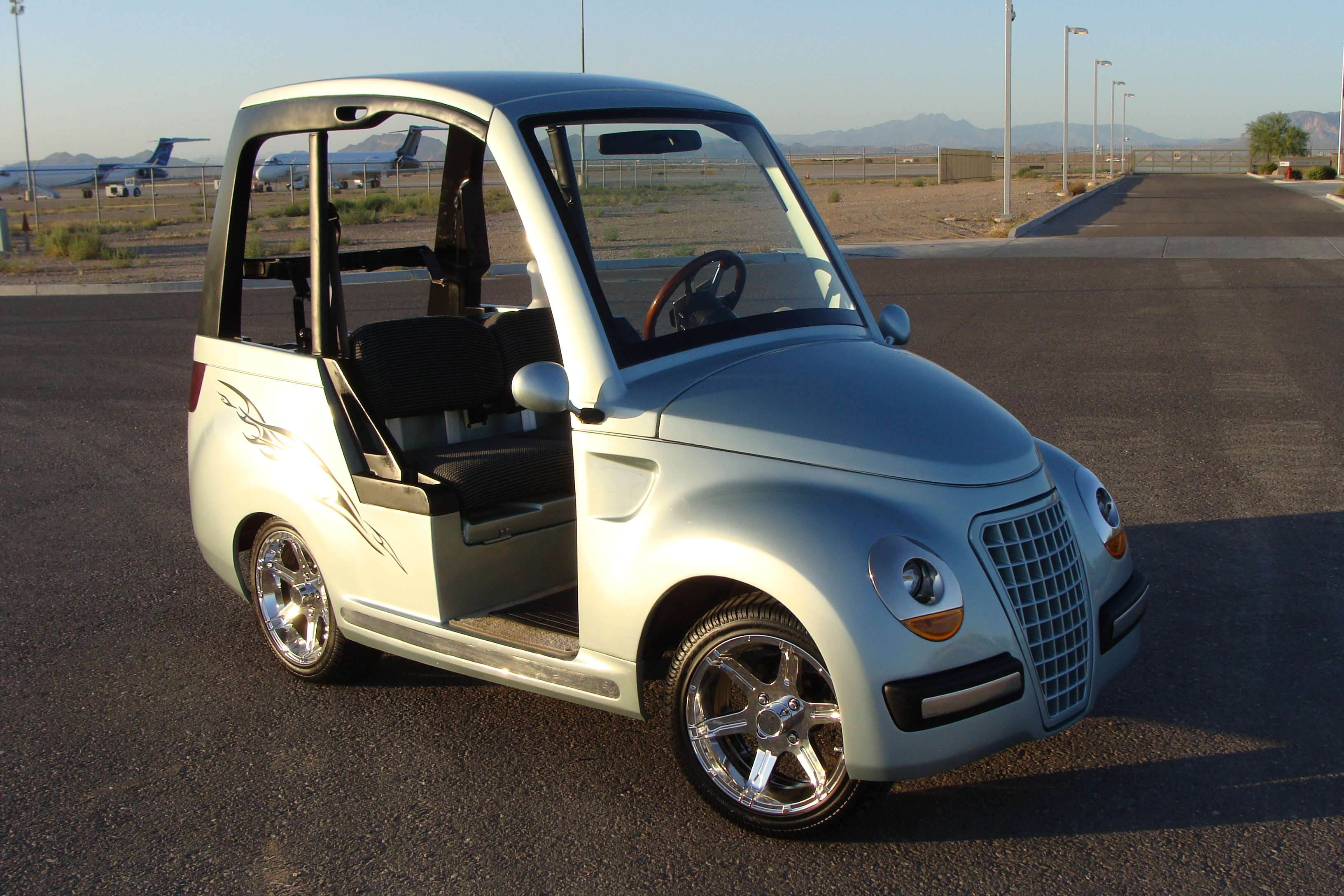 Gem electric car chrysler golf cart nev #4