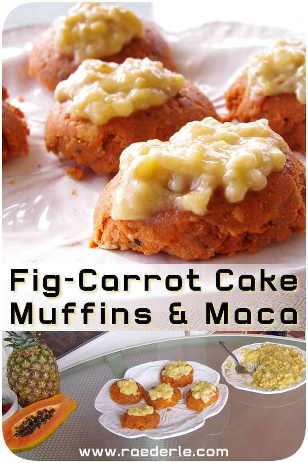Raw Vegan Carrot Cake Muffins by Raederle