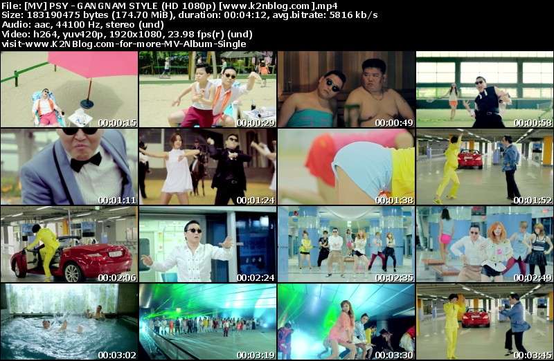 [MV] PSY - GANGNAM STYLE (HD 1080p Youtube)