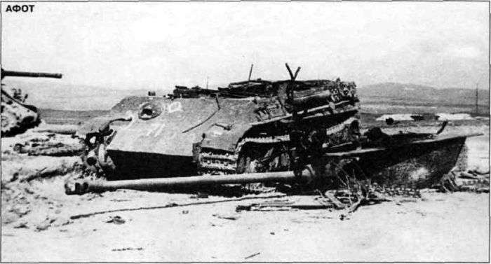 Panzers destruidos en la batalla del lago balatón IV