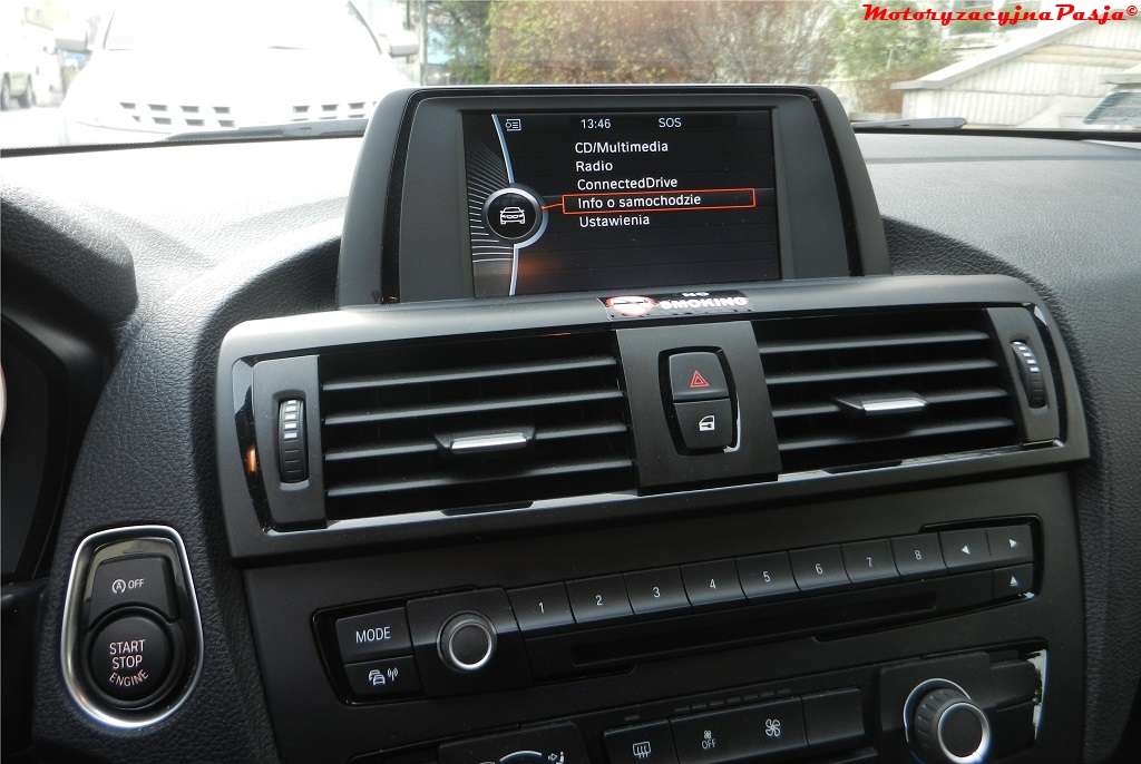 Ekran i-Drive BMW 1