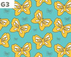 Yellow Butterfly Pattern