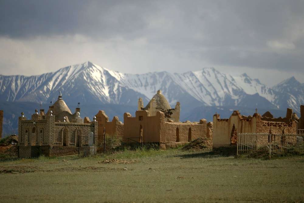 cmentarz w Kirgistanie