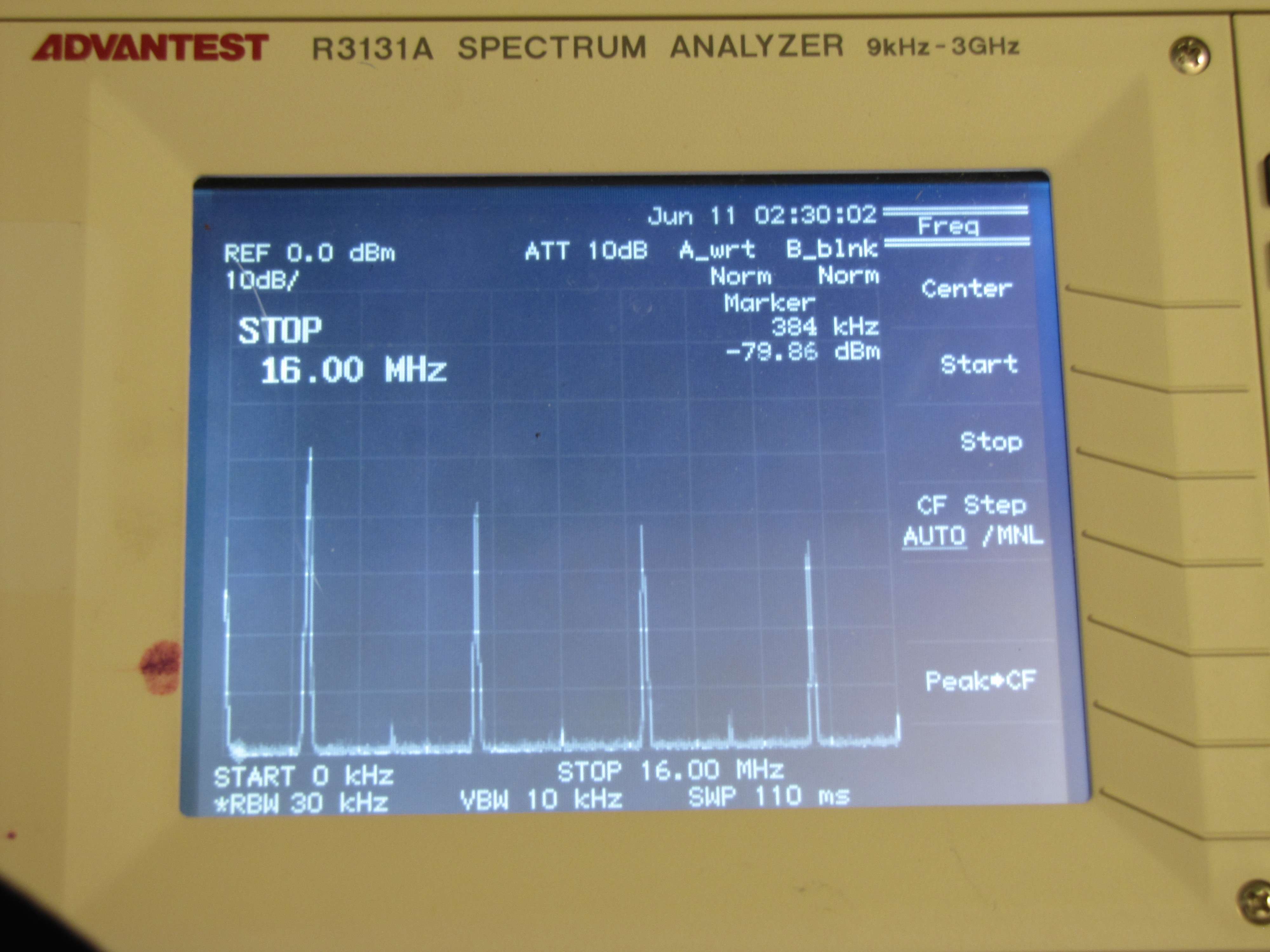 Advantest R3131A Spectrum Analyzer 9KHz-3GHz