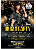 Golden Night Party - Flyer Template - 51