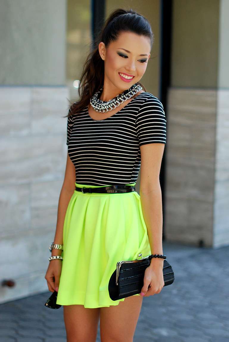 fashion fashion blog hapa neon lime green circle skirt california fashion 2013 fashion