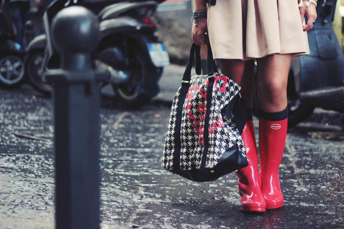 havaianas rain boots outfit