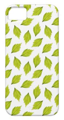 leaf pattern iphone case
