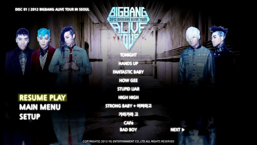 [DVD] BIG BANG - 2012 Live Concert 'Alive Tour In Seoul' [ISO]