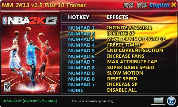 nba 2k13 trainer free download