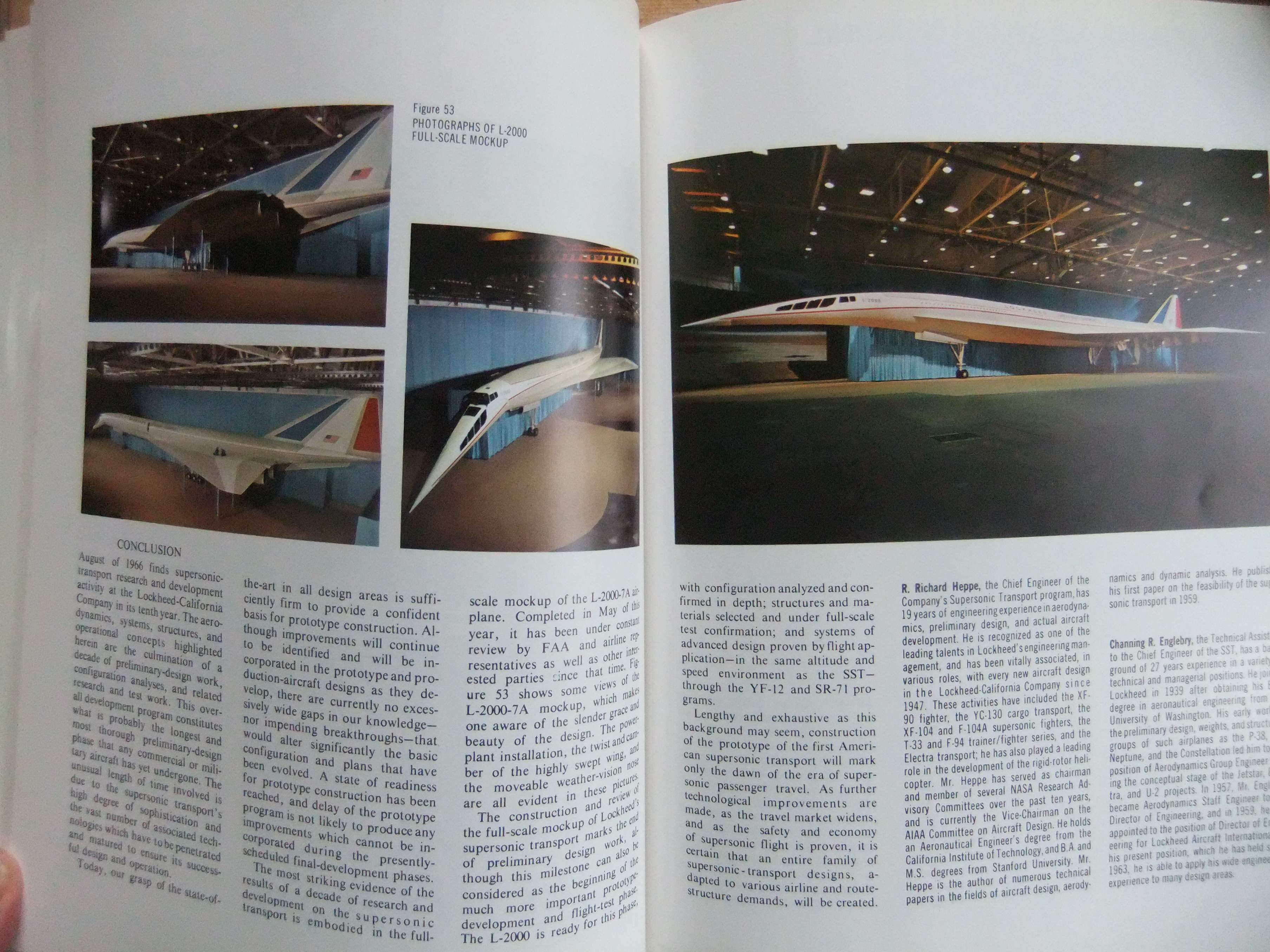 Lockheed L-2000 Concorde Competitor brochure (Horizons) rare 100 pages ...